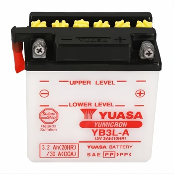 YUASA Yumicron 12V 3Ah right+ YB3L-A
