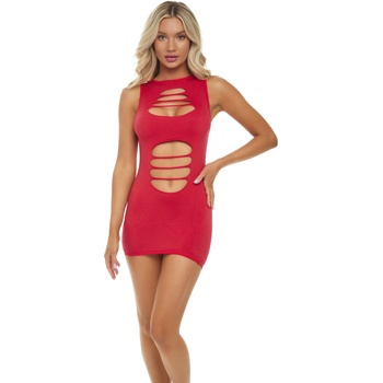 Image 1 of Pink Lipstick Can't Commit Dress Red XL/XXL