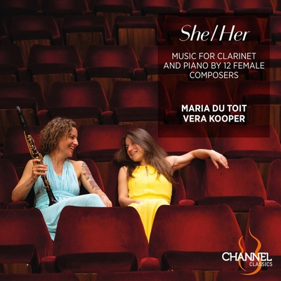 Maria du Toit, SHE/HER: MUSIC FOR CLARINET AND PIANO BY 12 FEMALE COMPOSERS, CD