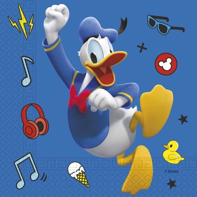 Procos Mickey Mouse ubrousky 20ks 33x33cm