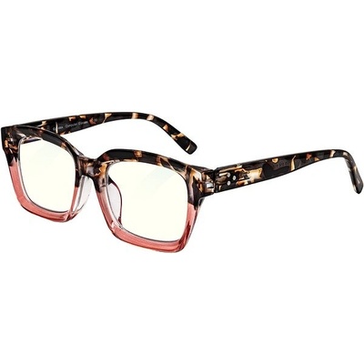 GLASSA Blue Light Blocking Glasses PCG 014 0 00 dio červený vzor