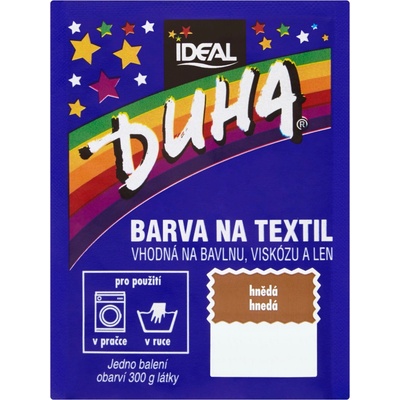 Duha Barva na textil hnědá 15g – Zboží Dáma