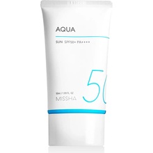 Missha opalovací gelový krém na obličej SPF50 Aqua Sun (All Around Safe Block Aqua Sun Gel) 50 ml