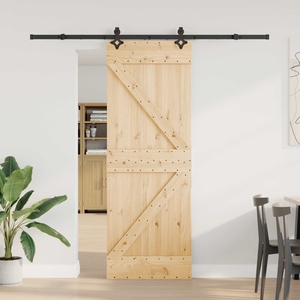 vidaXL Преплъзваща се врата NARVIK 70 x 210 см (213, 5 см) (3445233)