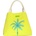 Mora Mora ПЛАЖНА ЧАНТА palma yellow green