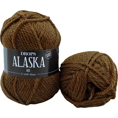 Drops Alaska MIX 77 kaštan