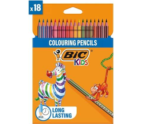 Bic Evolution Stripes farbičky 499126 18 farieb