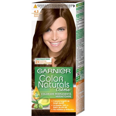 Garnier боя за коса, Color naturals, Номер 4.3, Златисто кестеняв