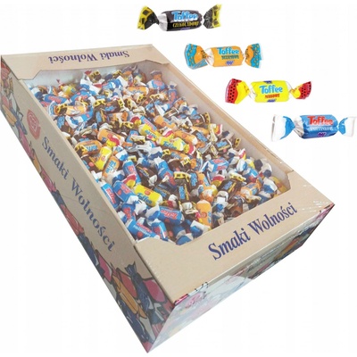 Wolność Toffee směs 4 příchutě mini 2,7 kg