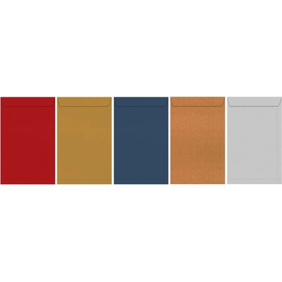 Obálka dopisní metallis C4 229x324mm-mix barev 5550376