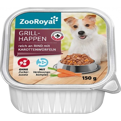 ZooRoyal Adult Dog grilované kousky hovězí 11 x 150 g