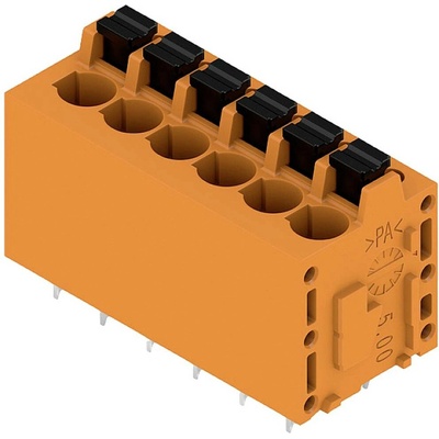 Weidmüller 1330220000 šroubová svorkovnice 2.5 mm² Pólů 6 oranžová 45 ks