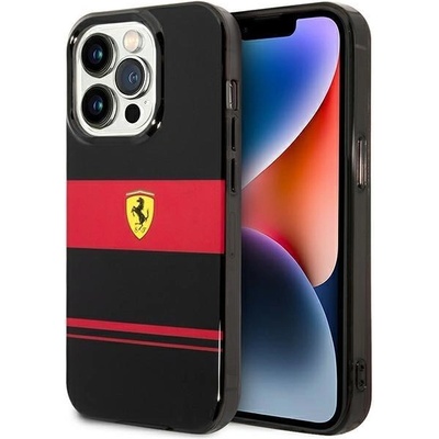 Ferrari Кейс Ferrari FEHMP14XUCOK за iPhone 14 Pro Max 6.7", черен / черен, твърд, IMD Combi Magsafe (FER000575-0)
