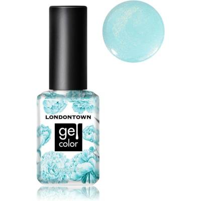 LONDONTOWN Gel Aegean Aqua gélový lak na nechty trblietavá tyrkysová 12 ml