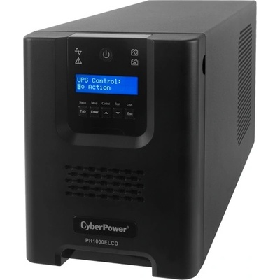 CyberPower UPS PR1000ELCD (8xIEC320) 1000VA 900W 230V непрекъсваемо захранване + USB LINE-INTERACTIVE (PR1000ELCD)
