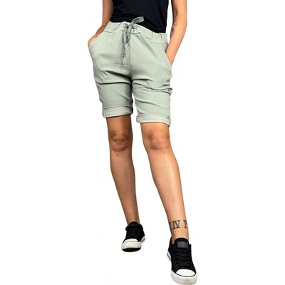D-Stiag dámské stylové kraťasy SIMPLE Khaki