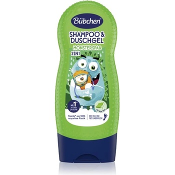 Bübchen Kids Monster Fun šampón a sprchový gél 2 v 1 3 y+ 230 ml