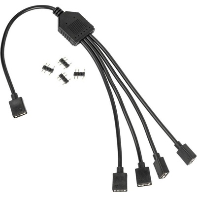 Kolink ARGB кабел Kolink 1-4 сплитер, 300mm, 3-pin конектор - ZUAD-1474 (ZUAD-1474)