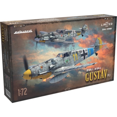 Eduard Messerschmitt Bf 109 GUSTAV pt.1 Dual Combo 1:72