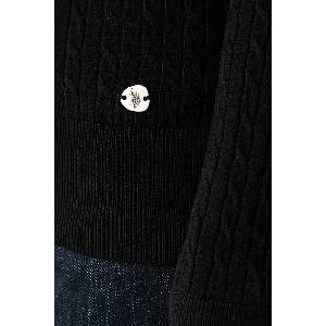 U. S. Polo Assn U. S. Polo Assn. поло за деца с вискоза Fine Cable Roll Neck Jumper (WUP1595)