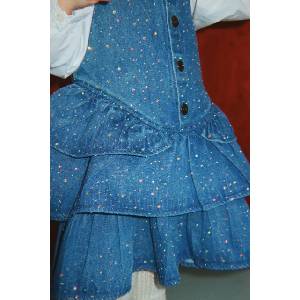 Konges Sløjd рокля от деним ELBA SPARKLE DRESS GOTS (KS106459.9BY2)