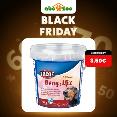 Trixie Soft Snack Bony MIX hovädzie, jahňacie, losos, kura 500 g