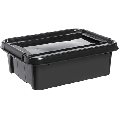 Plast team box úložný REC 21l, 51x39x16,9cm s víkem PH ČER