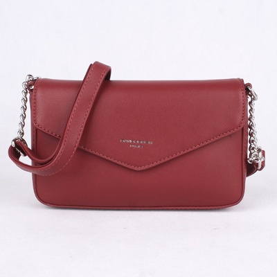 David Jones malá crossbody kabelka CM5473 tmavěčervená