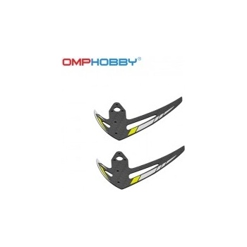 OMP Hobby M2 EVO: Chvostový stabilizátor žltý
