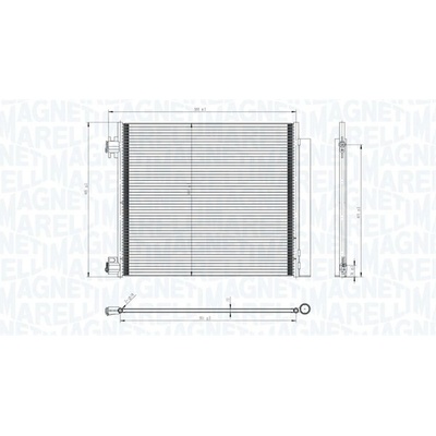 Kondenzátor klimatizace MAGNETI MARELLI 350203832000