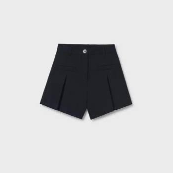 Mayoral Панталон къс пунто рома в черен цвят за момиче Майорал