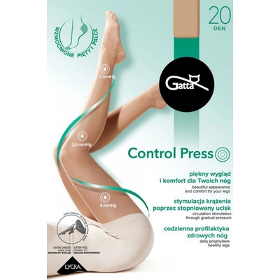 Gatta Silonkové punčocháče Control Press Béžová
