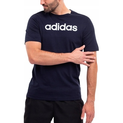 adidas tričko Essentials Single Jersey Linear Embroidered Logo T-Shirt IC9275 modré