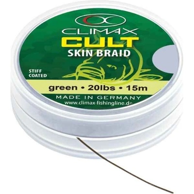 Climax šnúra Cult Skin Braid camou green 15m 20lb