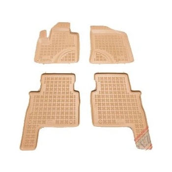 Гумени стелки за HYUNDAI Santa Fe II (2006-2012) - тип леген бежов