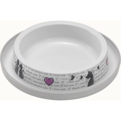 Flamingo miska pro kočky In Love plastová 210 ml