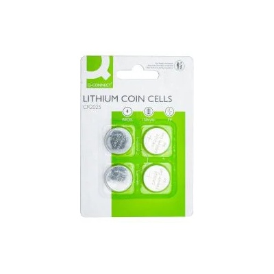 Q-CONNECT Батерия литиева CR2025 3V 150mAh 4бр блистер