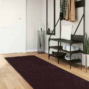 vidaXL Каса за килим MARSA Антрацит 80 x 400 см Полиестер и PVC (42023172)