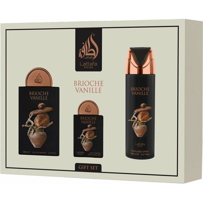 Lattafa Pride Brioche Vanille EDP 100 ml + EDP 20 ml + deospray 200 ml