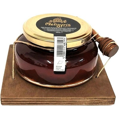 Luxusní řecký BIO květový med s pláství 200 g, Meligyris