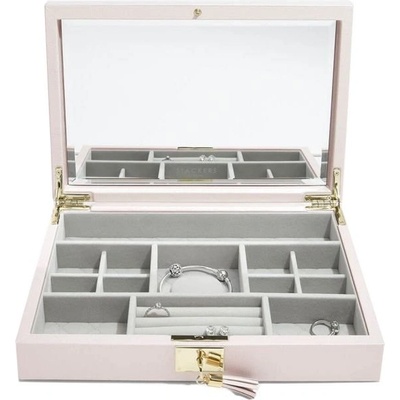 Stackers šperkovnice Blossom Pink Leather Lid růžová 75449