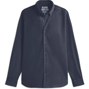 Ecoalf Мъжка риза с копчета Ecoalf Antejo Popelin Shirt - Deep Navy - размер XL (033-2999-0114)