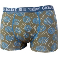 Gasoline Blu 2383 pánské boxerky pánské zelené