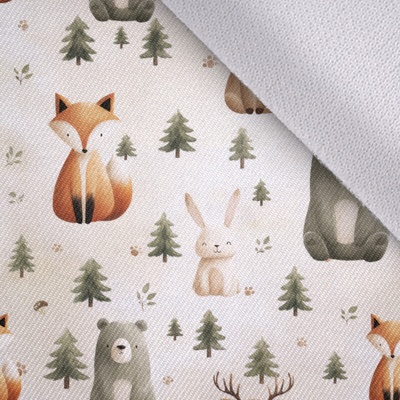 Takoy Jarní softshell premium malovaná zvířátka Beige