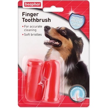 Beaphar Dog A-Dent zubna kefka na prst 2 ks