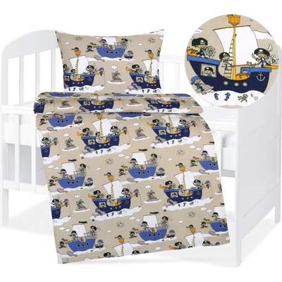 Bellatex Dětské povlečení bavlna Agáta Modrá 90 x 135 cm 45 x 60 cm – Zboží Mobilmania