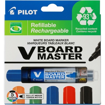 Pilot V-Board Master 2.3 mm sada 5 farieb WBMA-VBM-S5