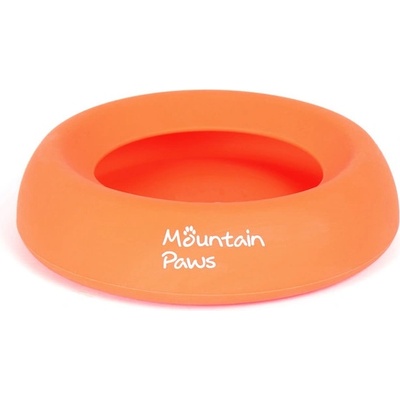 Mountain Paws Splashproof Dog Bowl Цвят: оранжев