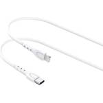 Lemontti Кабел 3mk Hyper N-Series, от USB C(м) към Lightning(м), 0.5m, 25, бял (LEMCTYCLHA)