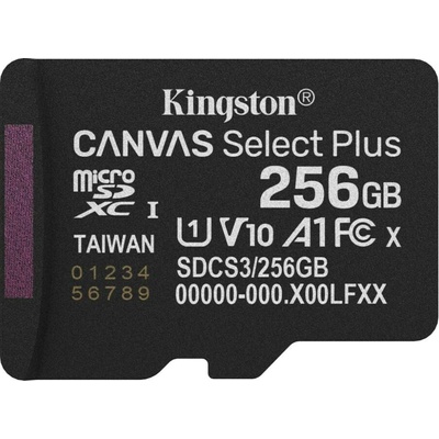 Kingston MicroSDXC 256GB Canvas Select Plus SDCS3/256GBSP
